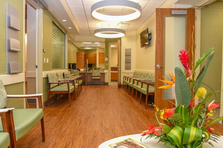 Among the services available at the new Hawaii Pacific Health Cancer Center at Pali Momi Medical Center is medical oncology, which will provide patient consultations with oncology specialists and chemotherapy.