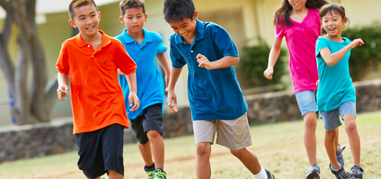 Children playing together