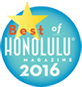 Best of Honolulu Magazine 2016 Award