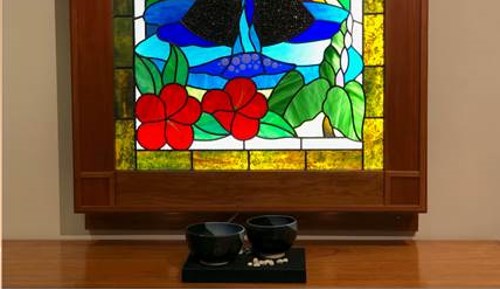 Pali Momi Chapel Interior Stained Glass