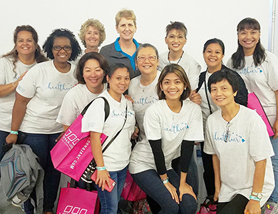 Skin Screening Volunteers at the GAR Health and Fitness Expo