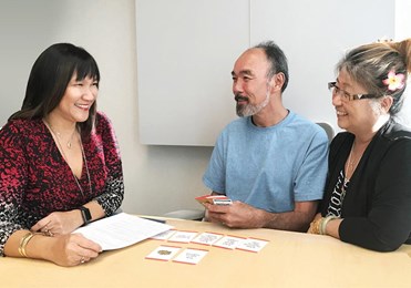 Elderly couple attending an Advance Care Planning Workshop