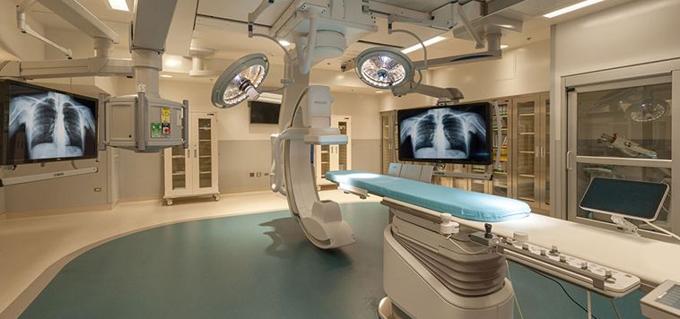 interior of the Straub hybrid suite