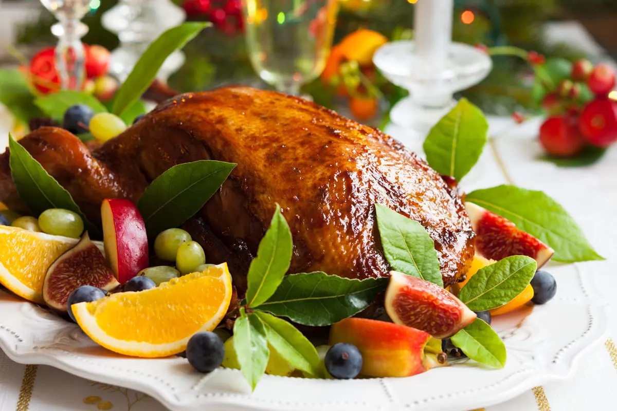 Healthy holiday food.