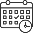 An icon of a calendar.